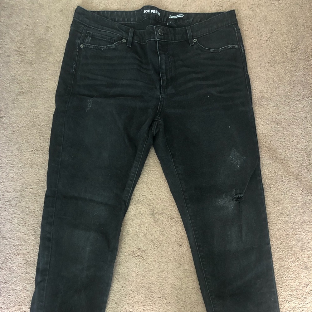 Joe Fresh black skinny jeans size 14